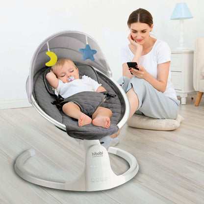 Baby soothing smart electric rocking chair