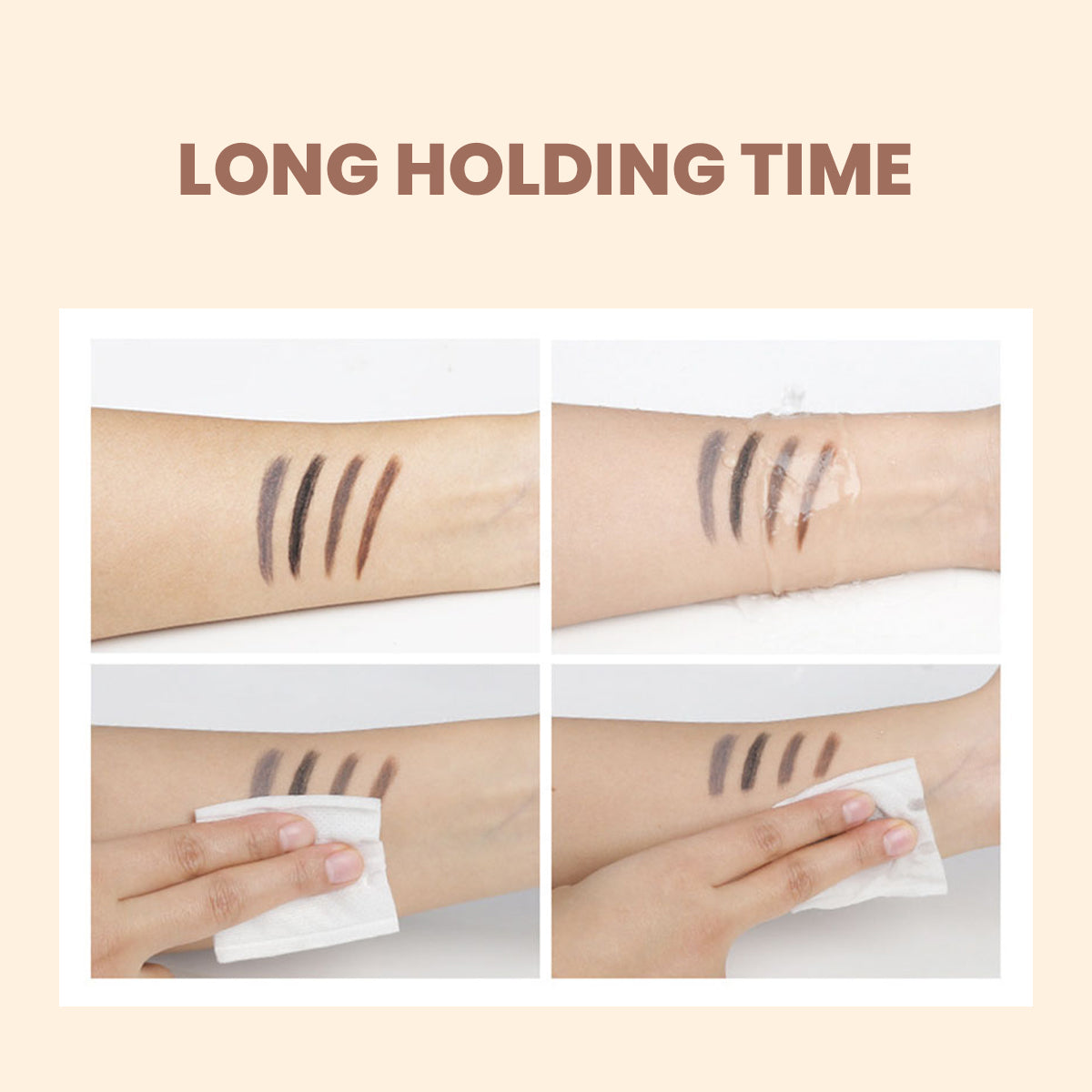 Double-ended ultra-fine three-dimensional long-lasting waterproof and sweat-proof non-smudge triangle-head eyebrow pencil