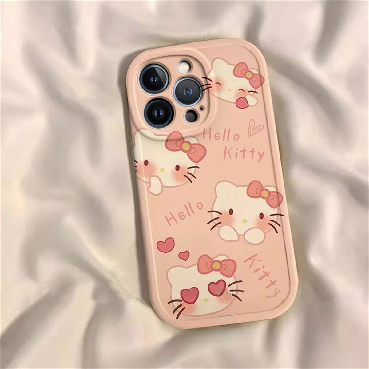 Apple cute style super cute Hello Kitty super drop resistant lens phone case