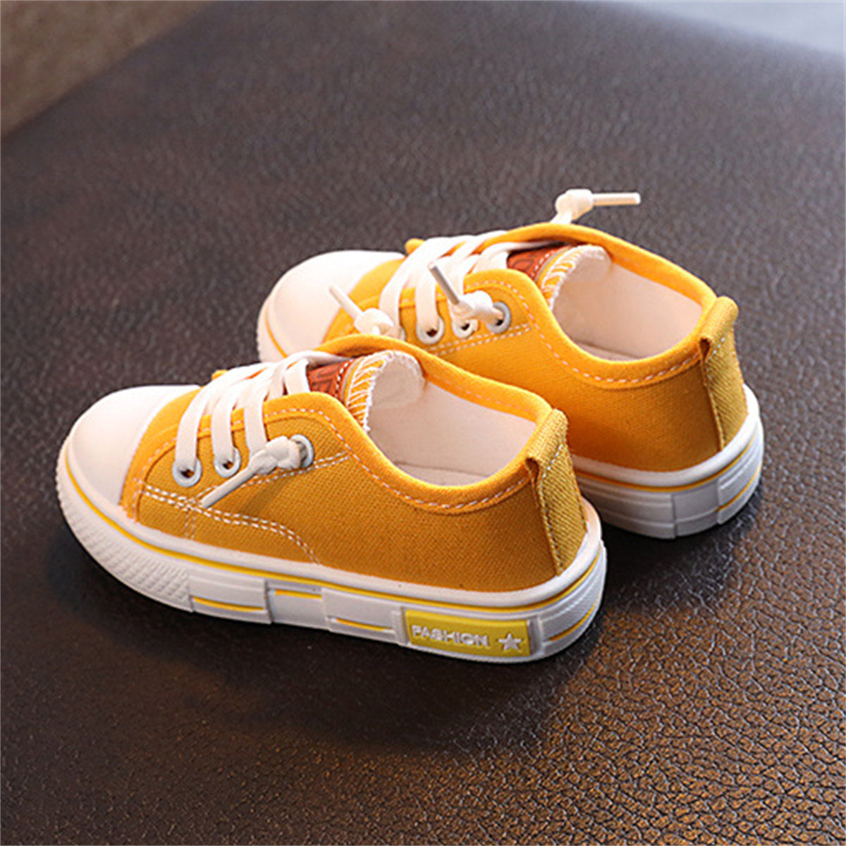 Children's and boys' spring and autumn simple casual non-slip lightweight low-top canvas shoes