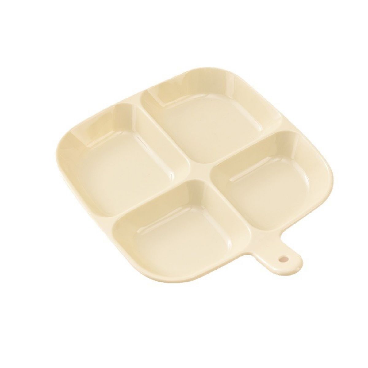 Kitchen multi-function compartment side dish tray onion, ginger and garlic preparation dish snack tray fruit tray bone spit tray vinegar dip tray