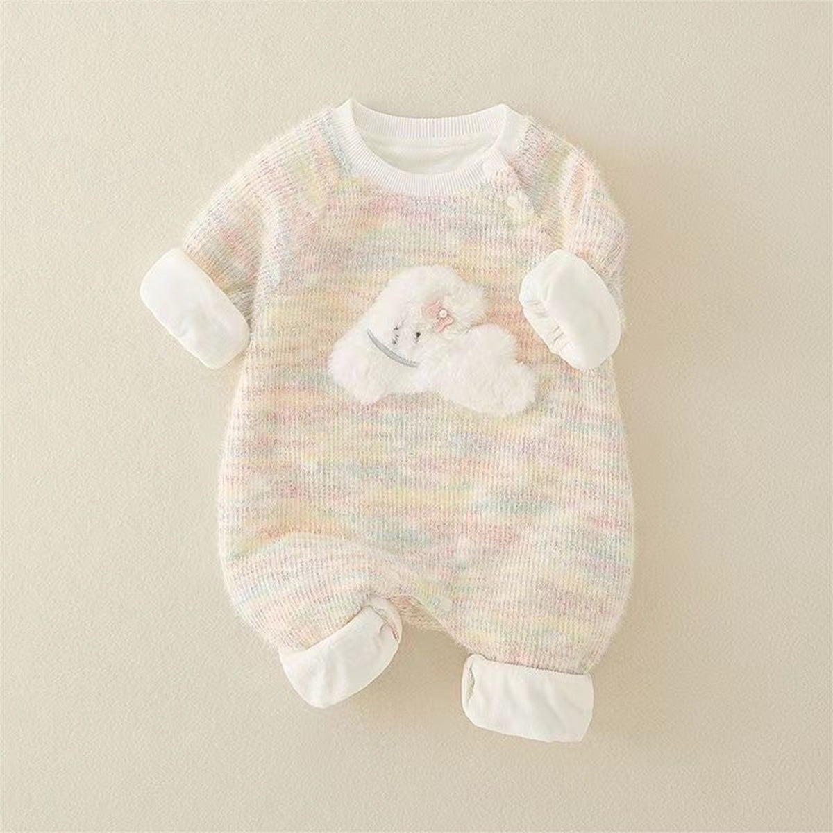 Baby single layer cloud cute romper