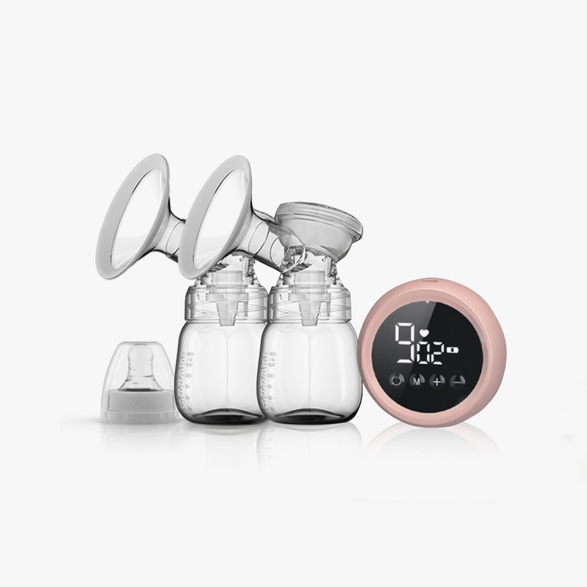 Electric bilateral breast pump