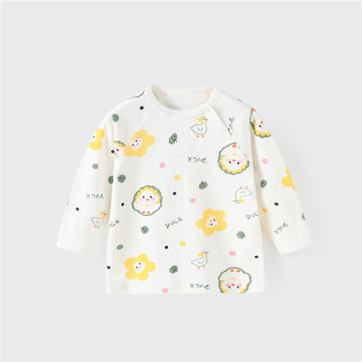 Baby baby spring and fall cotton bottoming shirt long-sleeved T-shirt