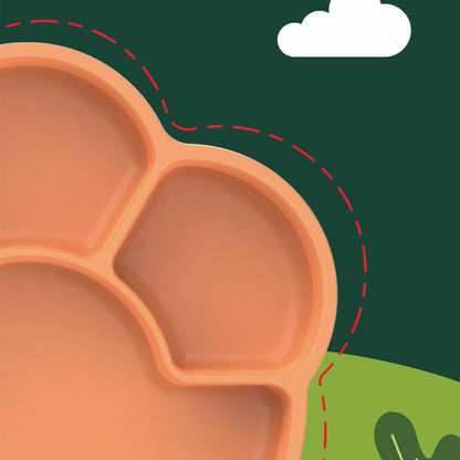 Silicone Plate with Straw