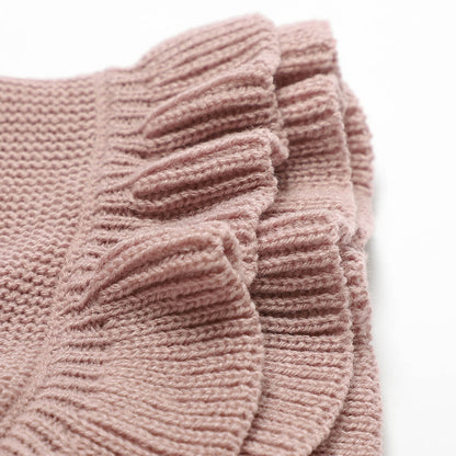 Knitted Solid Color Baby Blanket