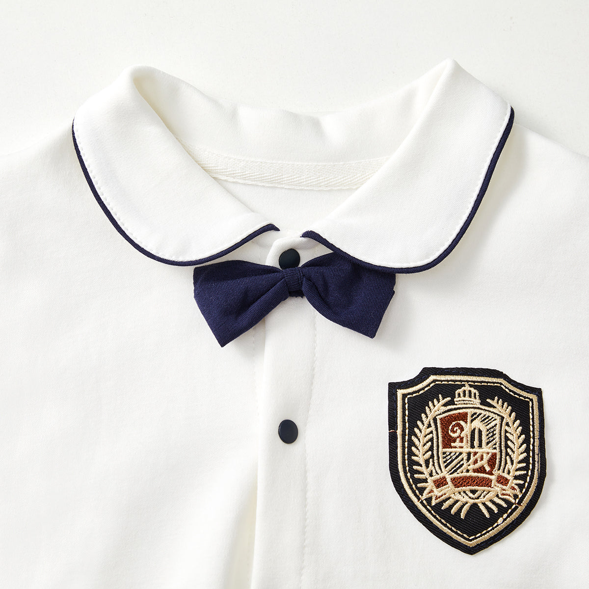 0-12 Months Preppy Style Romper