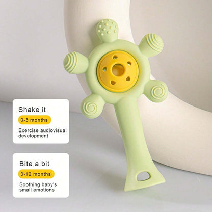 Baby Teething Gel Cartoon Rattle Toy