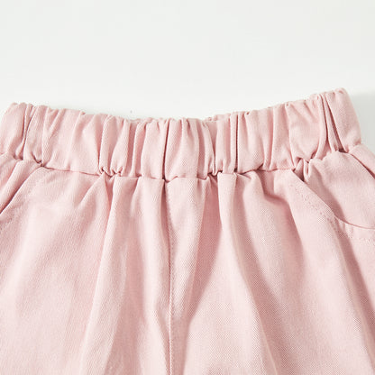 18M–7Y Embroidered Lace Wide-Leg Pants