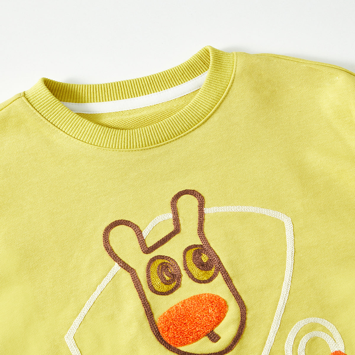 2–7 Years Crew Neck Stretch Sweatshirt