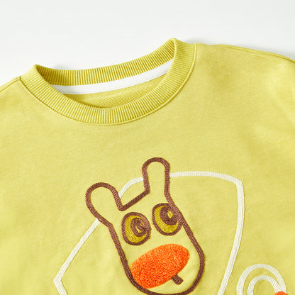 2–7 Years Crew Neck Stretch Sweatshirt