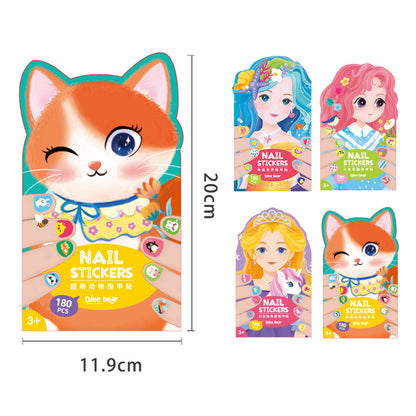 Girls Garden & Underwater World Nail Stickers