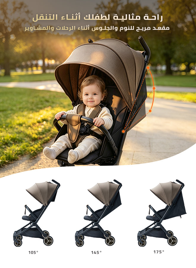 Ominii Cabin Lightweight Travel Stroller – 5.5kg Compact Fold