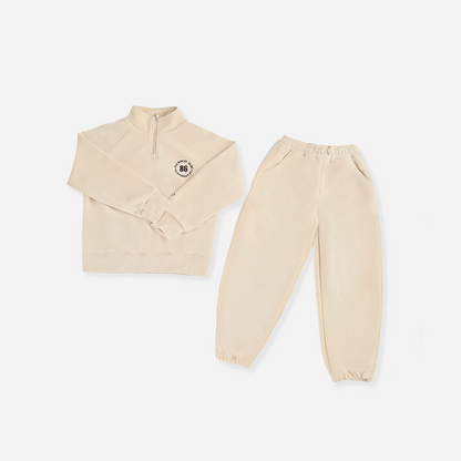 5-10 Years Half-Zip Hoodie Set