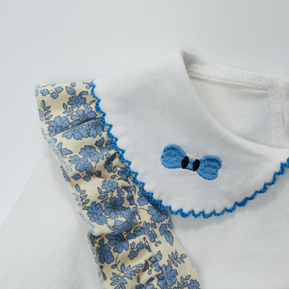 0-18 Months Cotton Fall Floral Romper