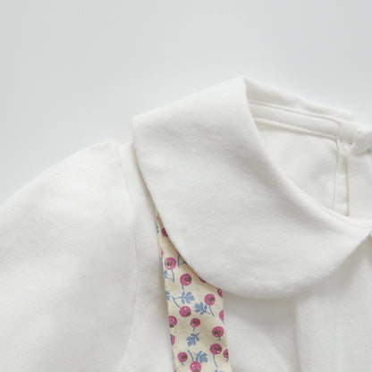 0-18 Months Cotton Lace Polka Dress