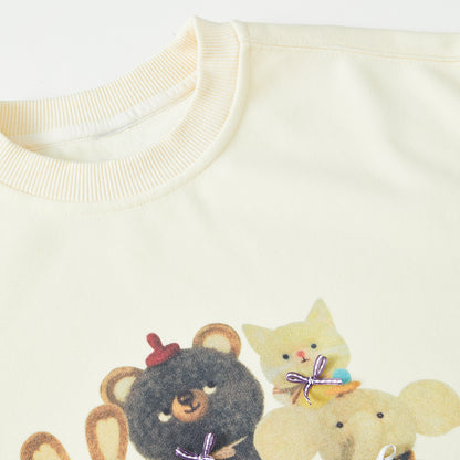 6-12 Years Printed Pullover Sweatshirt