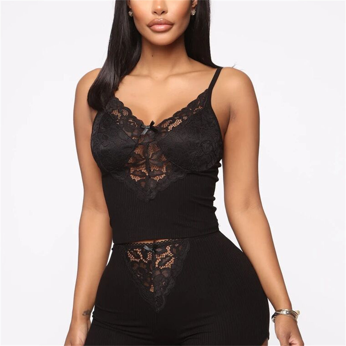 Comfortable lace sexy lingerie set