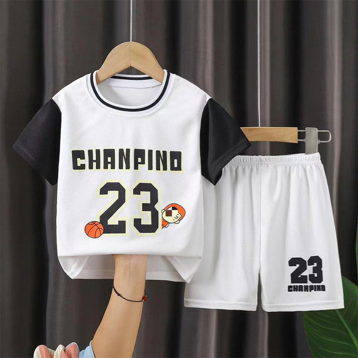 Children's basketball uniform sports suit girls quick-drying boys new summer jerseys for middle and large children training sports