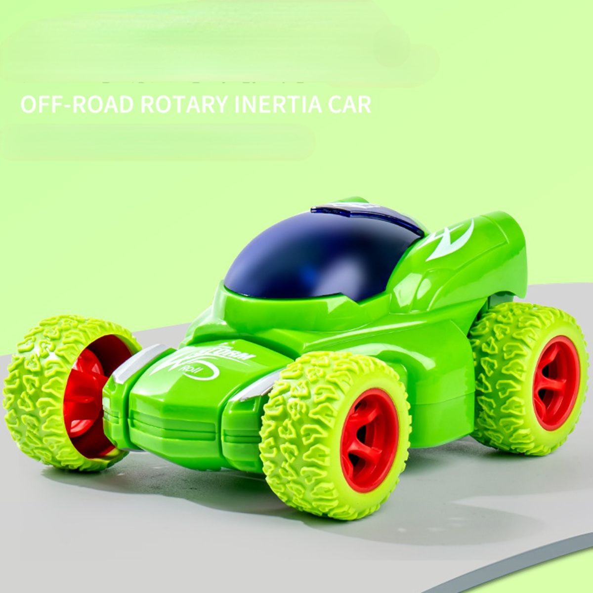 Friction off-road vehicle boy toy rotating stunt car