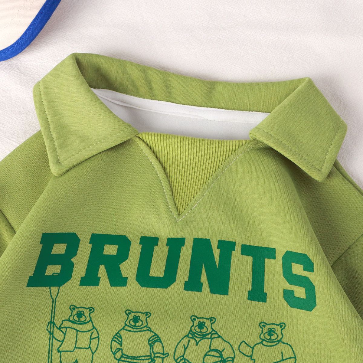 Children's polo shirt sweater suit autumn and winter new boys and girls sports lapel fashion tops children's clothing