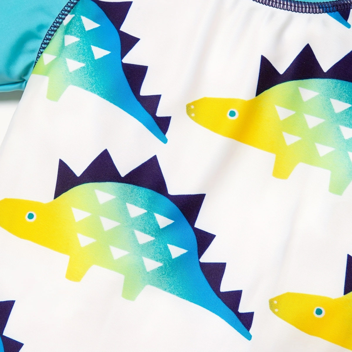 1 piece boy swimsuit one-piece swimsuit summer short-sleeved rocket starry sky