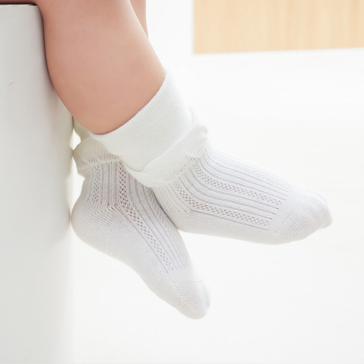 Baby cuffed princess anti-slip socks