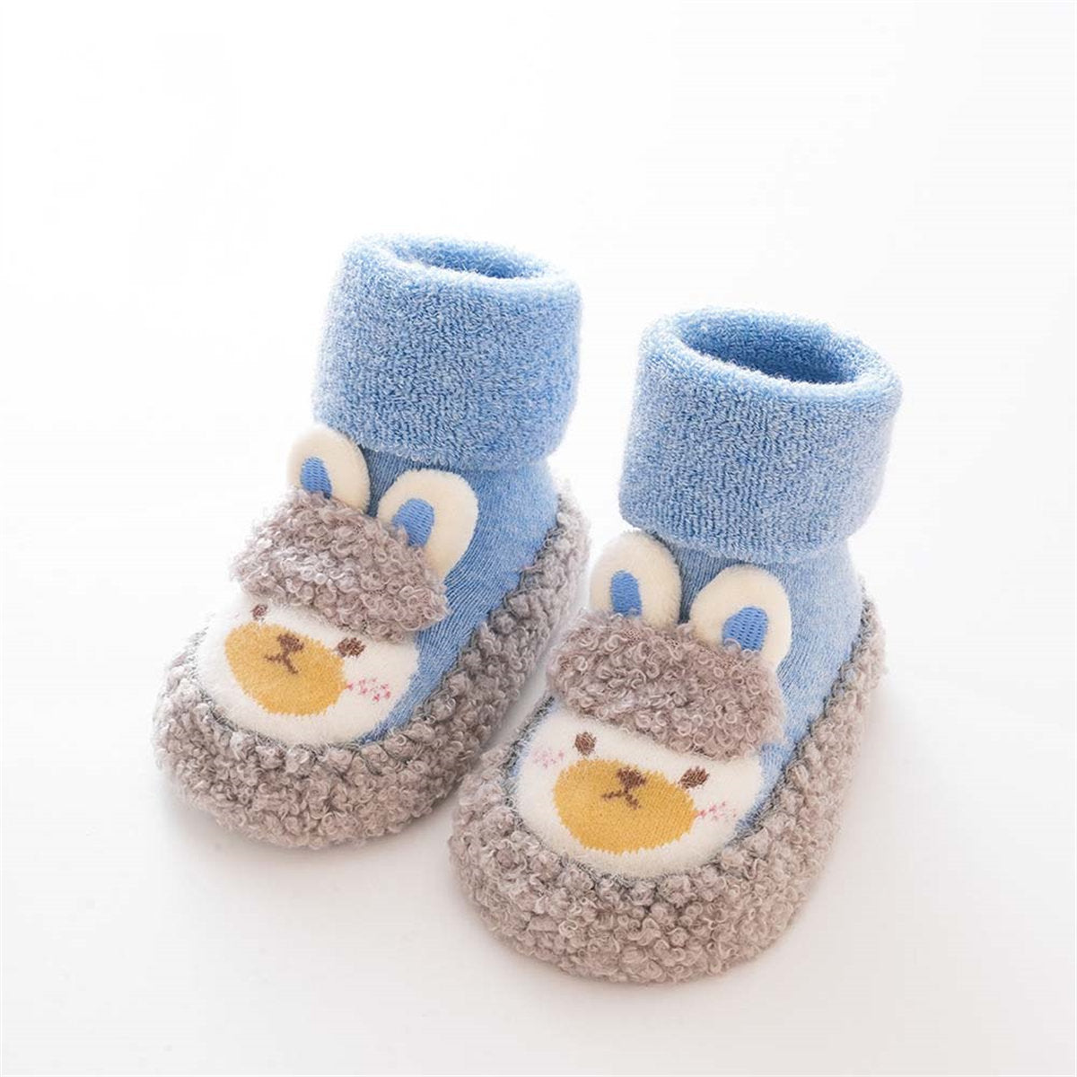 Baby Boys and Girls Winter Cute Rabbit Pattern Non-slip Warm Cotton Shoes