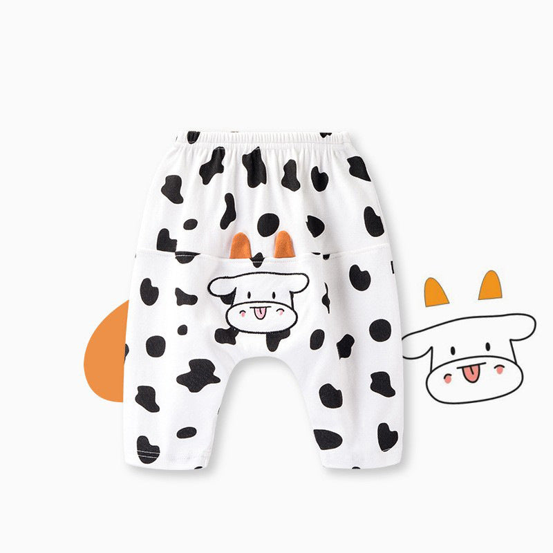 baby pants spring and autumn big butt pants