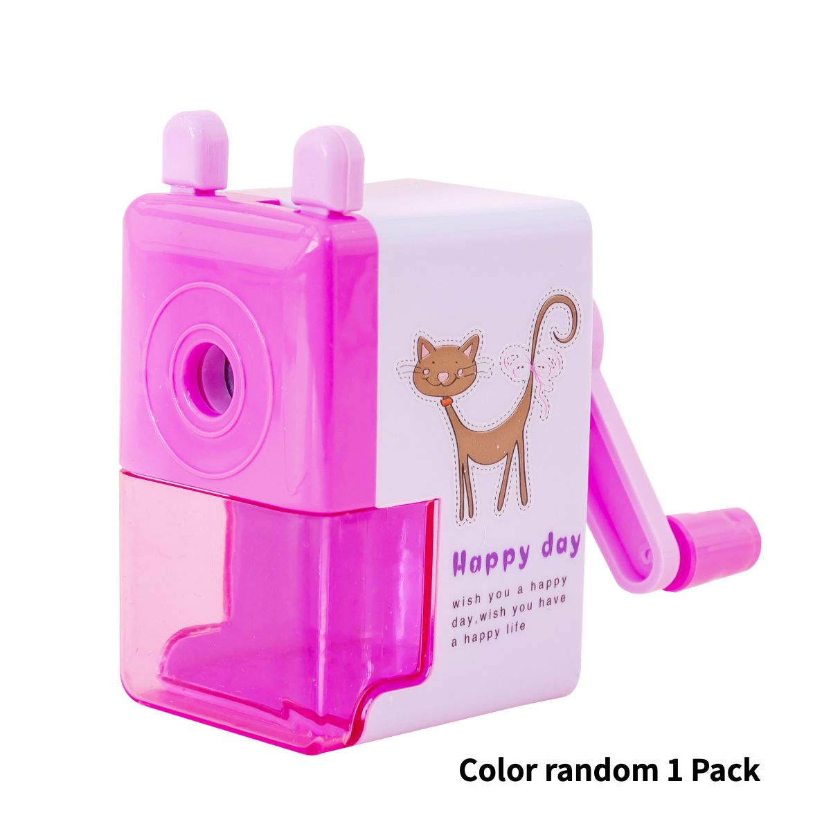 Creative hand-cranked pencil sharpener