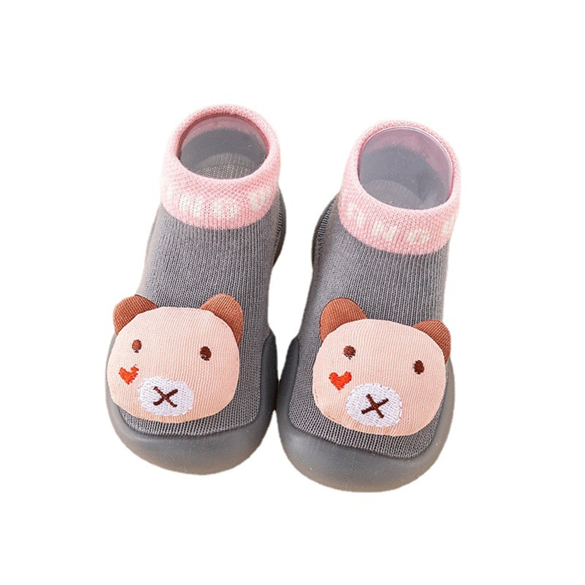 Kids Baby Boys and Girls Cute Pattern Knitted Non-slip Breathable Floor Socks Toddler Shoes