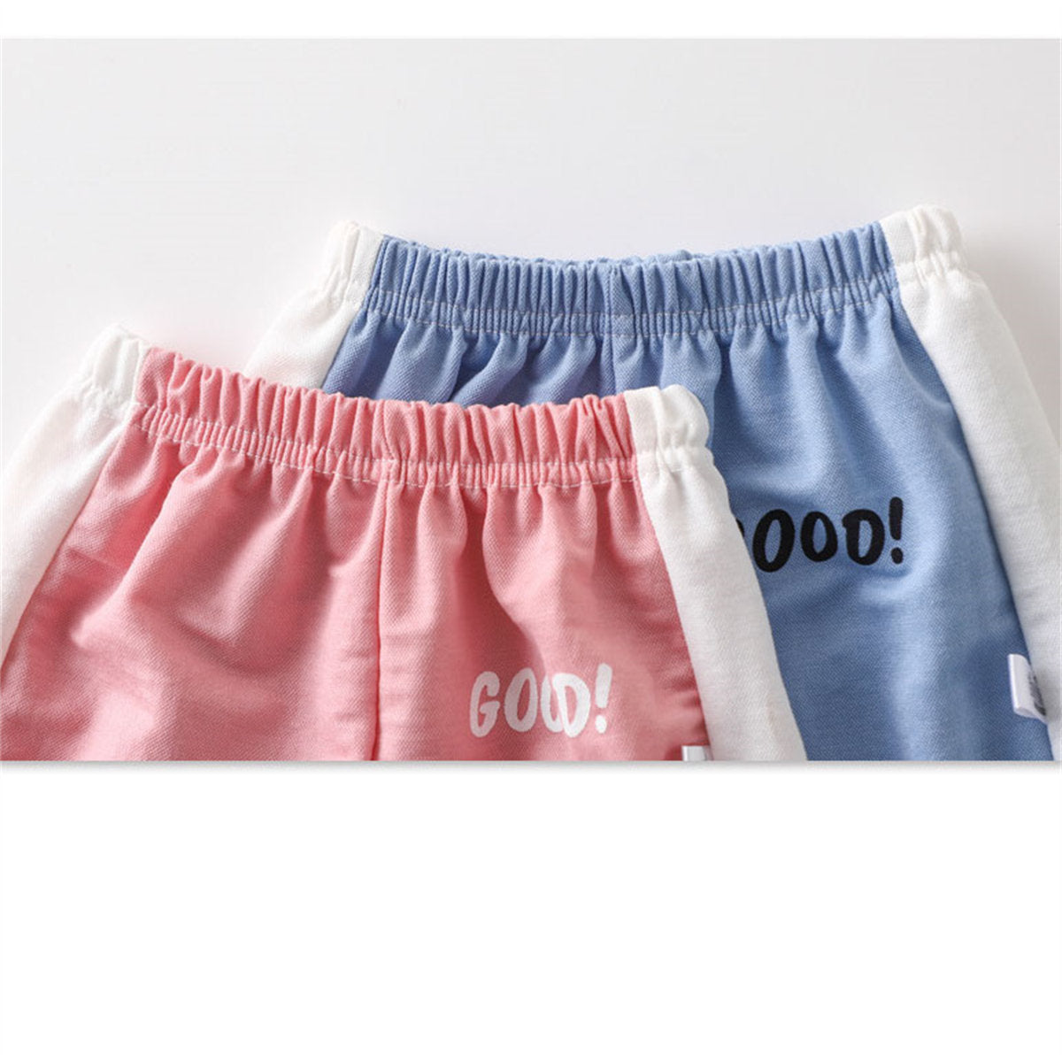 Children's ice silk striped trousers