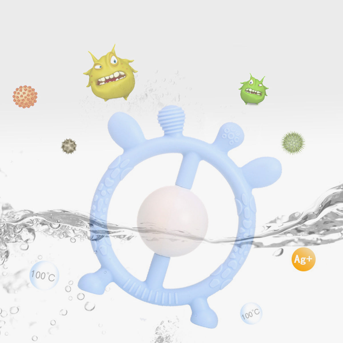 Giraffe Teether Rattle for Babies