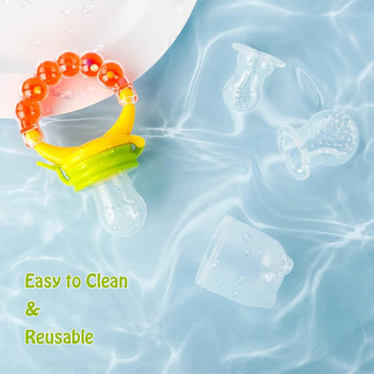 Bell Bite Bag Multi-Color Fruit Music Pacifier