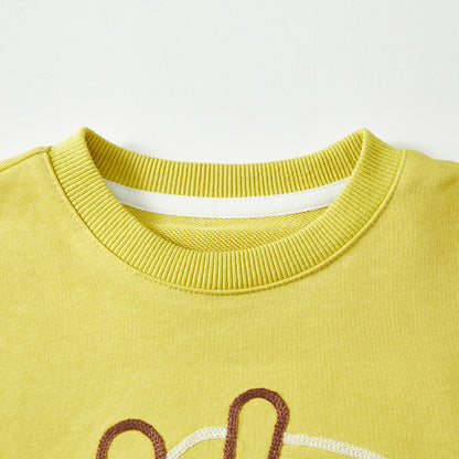 2–7 Years Crew Neck Stretch Sweatshirt