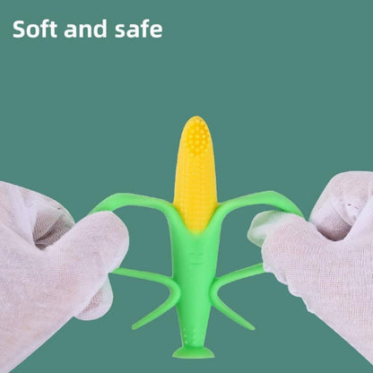 Silicone Baby Corn Teether Toothbrush