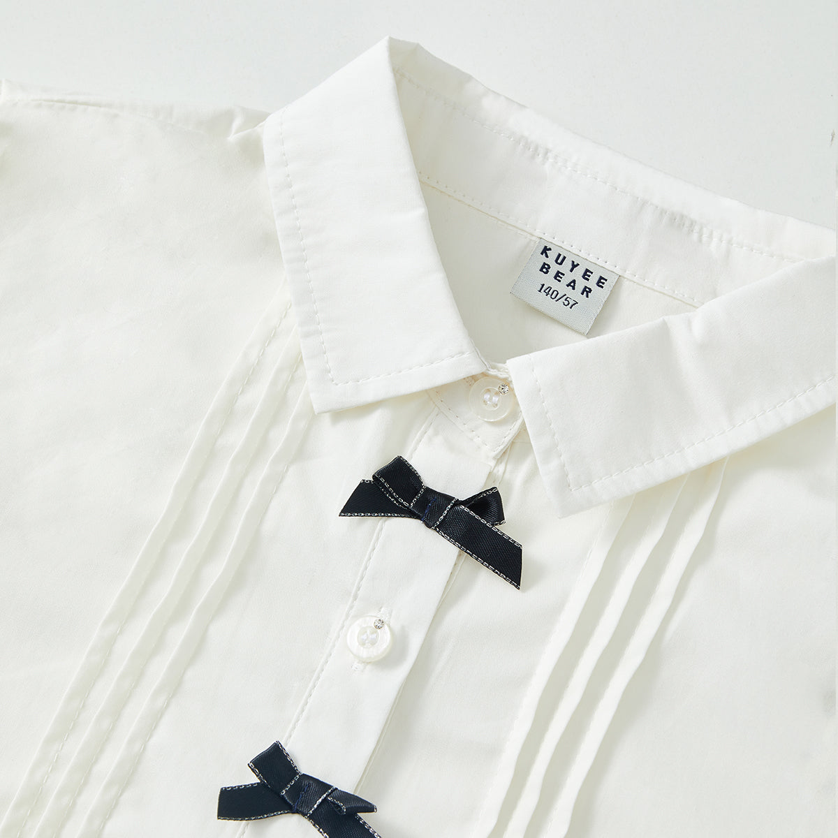 6-12 Years Cotton Preppy Style Shirt