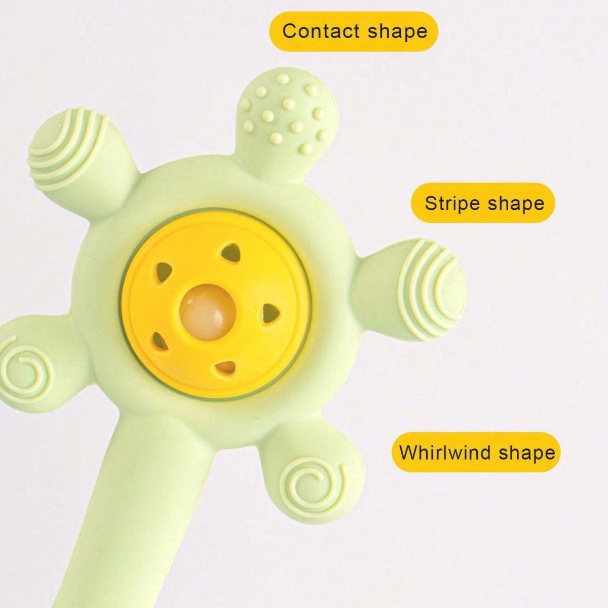 Baby Teething Gel Cartoon Rattle Toy