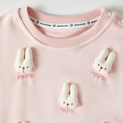 1-3 Years Bunny Baby Sweatshirt Set
