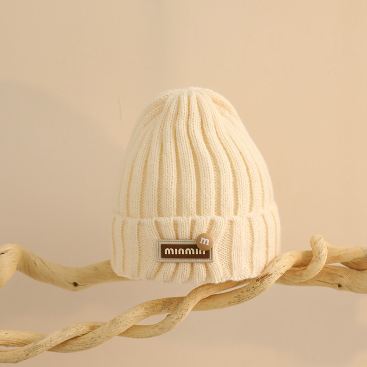 Children's solid color woolen hat