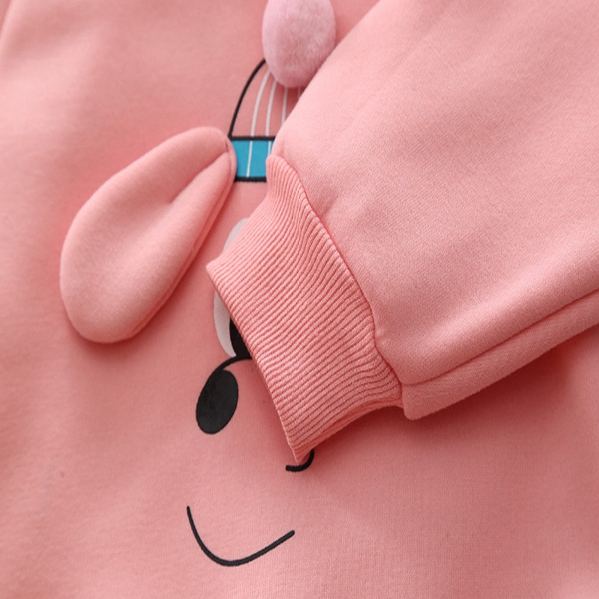 Girls cute suit autumn and winter style girls sweatshirt sweatpants casual two-piece suit children's winter style