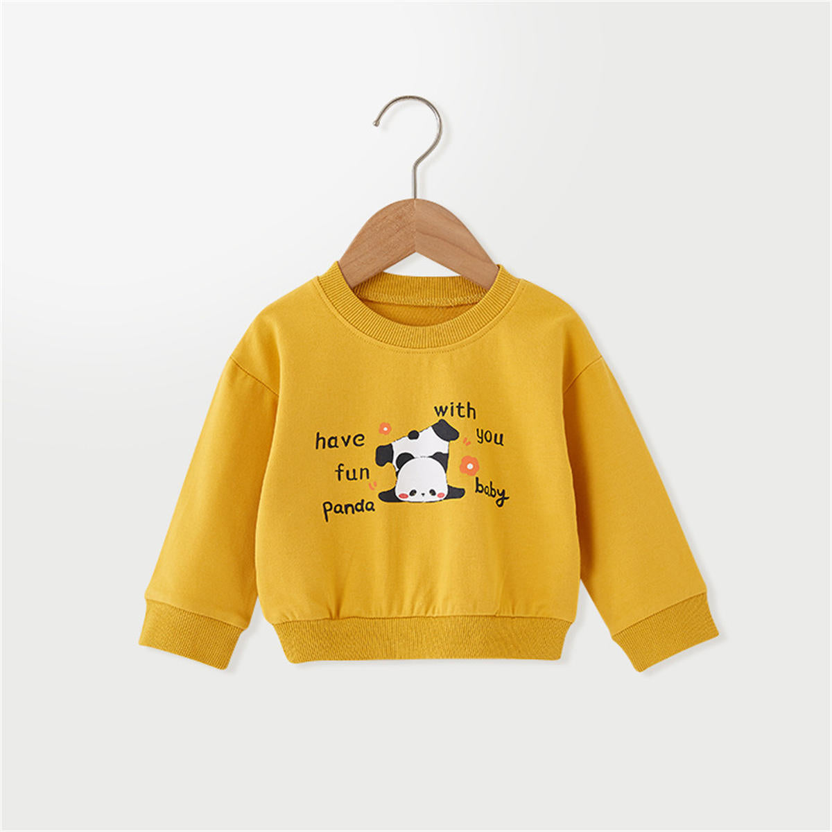 Infant cartoon spring and fall long-sleeved sweater