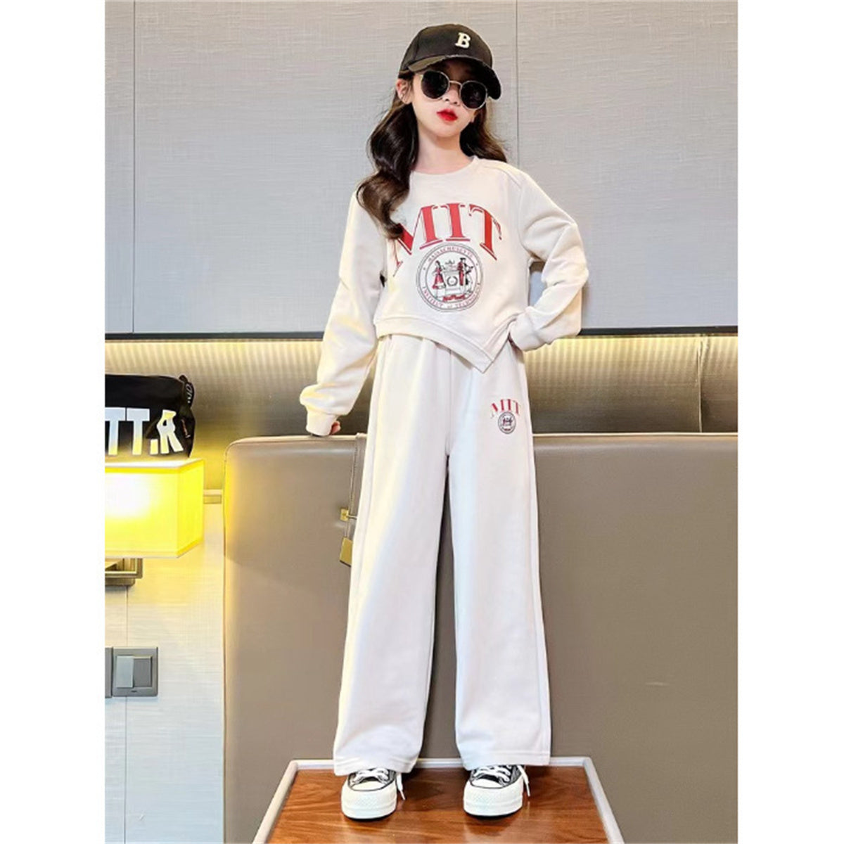 Girls Sports Children's Casual Sports All-match Suit