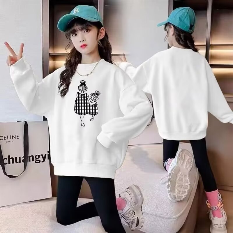 Girls cute everyday wear T-shirt long sleeve top