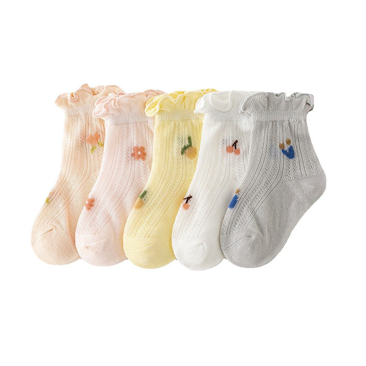 Children's summer thin baby socks boneless light short socks