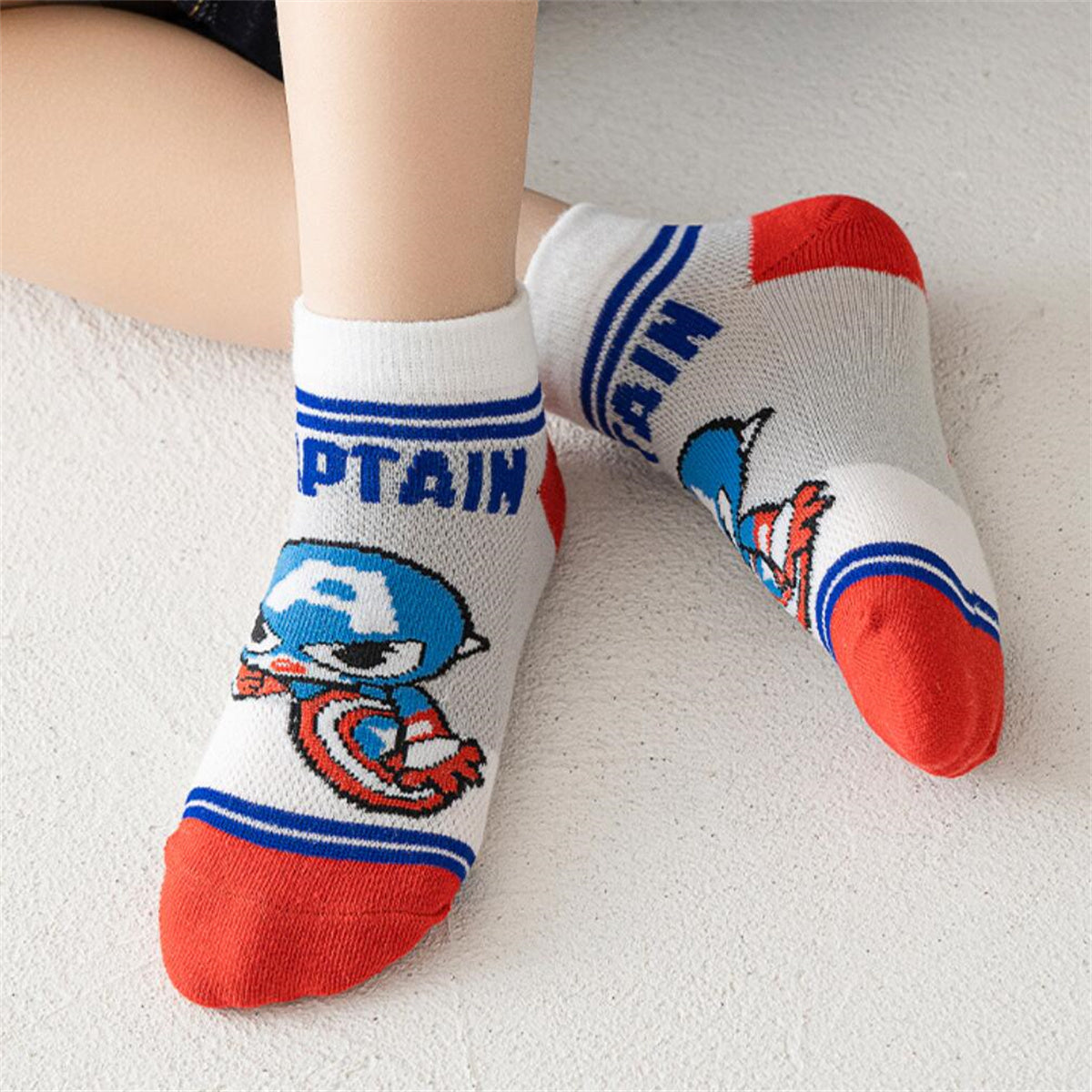 Children's 5-pack lettered socks