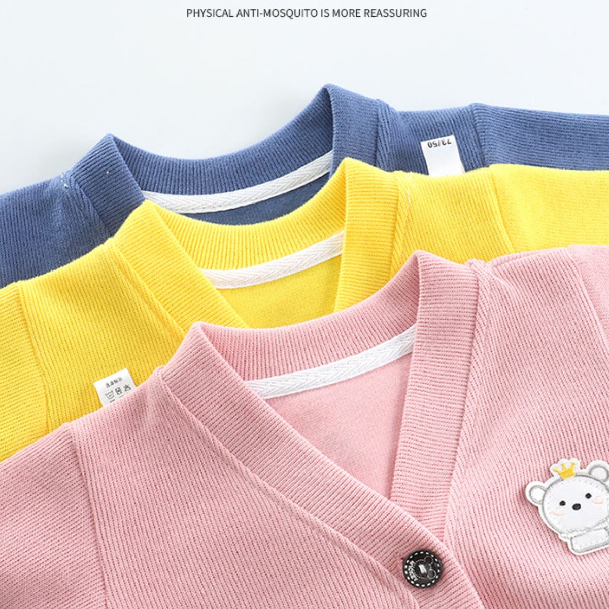 Children's spring and autumn sports suits boys and girls casual wear small and medium children's cartoon new knitted autumn clothes