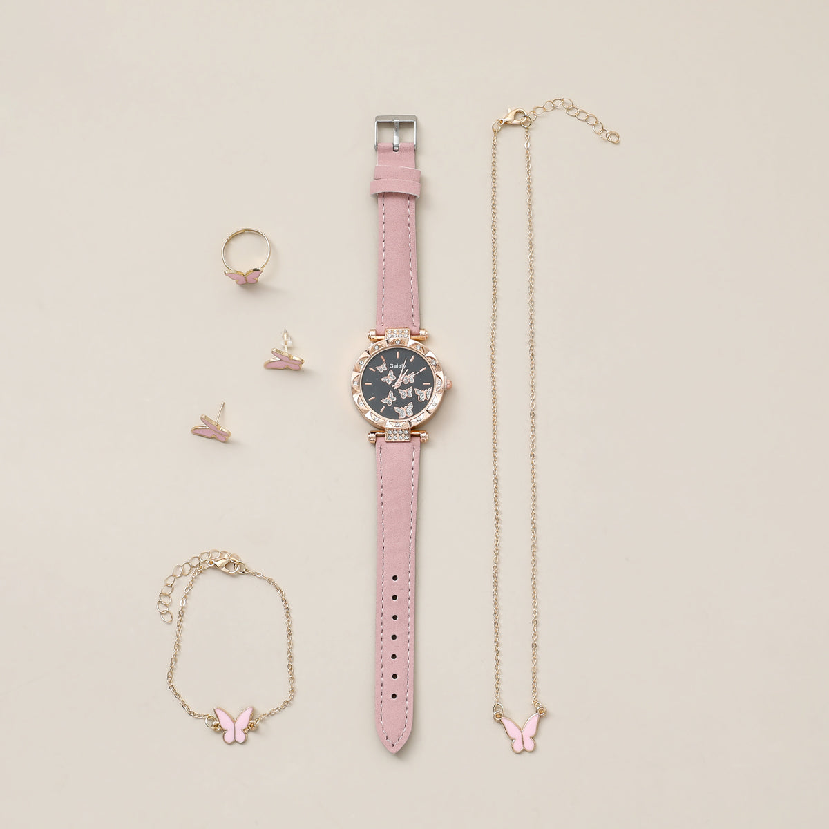 Girls' Butterfly Style Watch