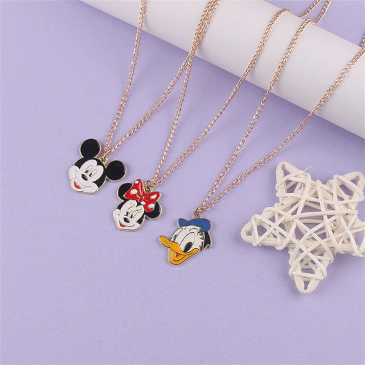 Children's Mickey Donald Duck Necklace