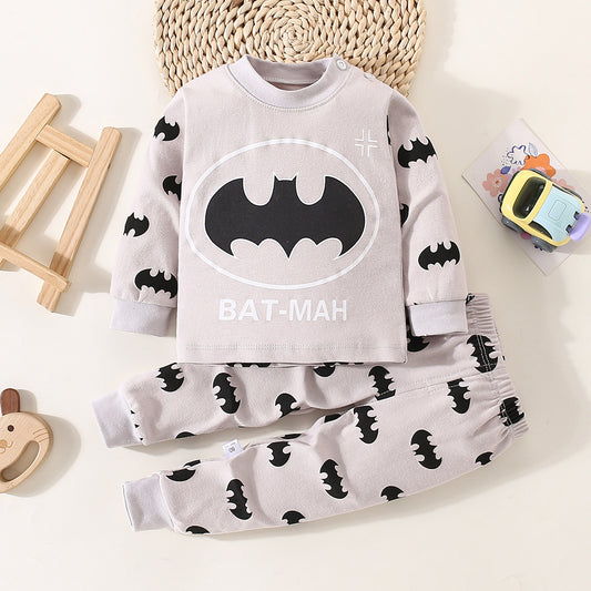 Girls cute long sleeve home clothes set